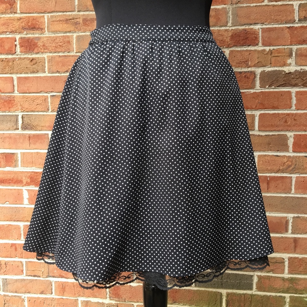 GAP Polka Dot A-Line Skirt  Sz 0